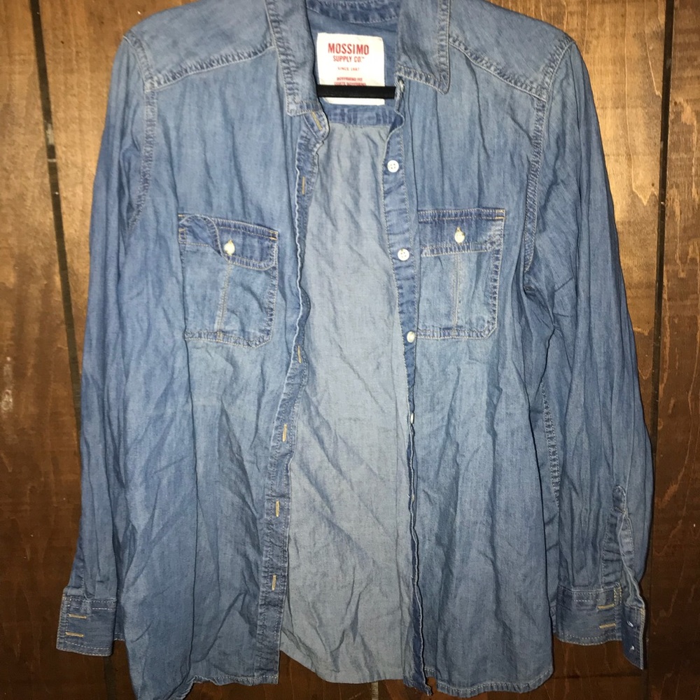 Denim Button Down Shirt